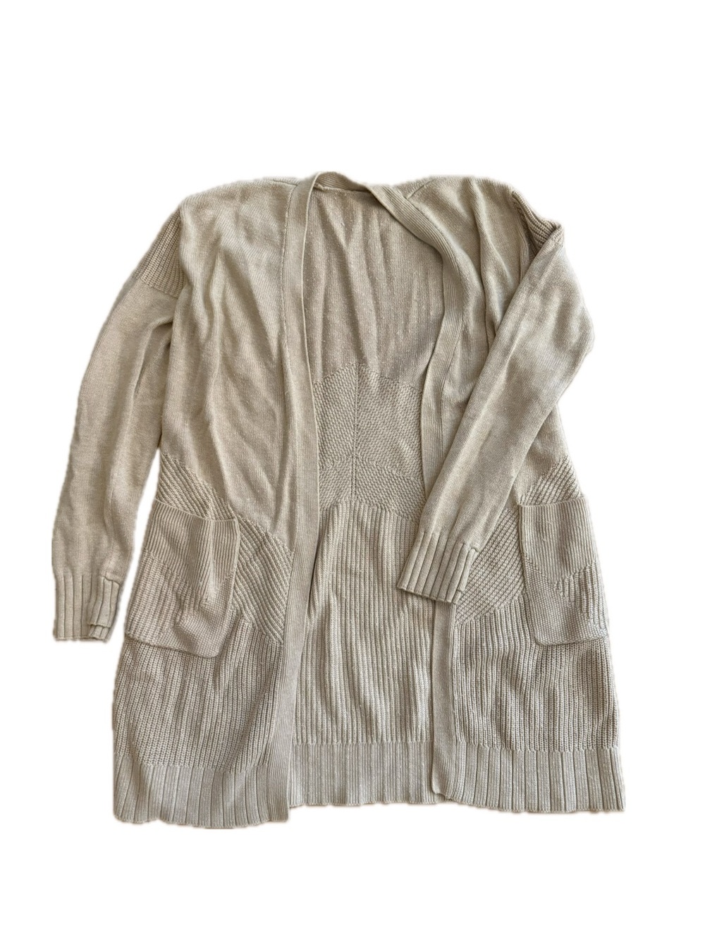 Lululemon size 6 long open cardigan sweater